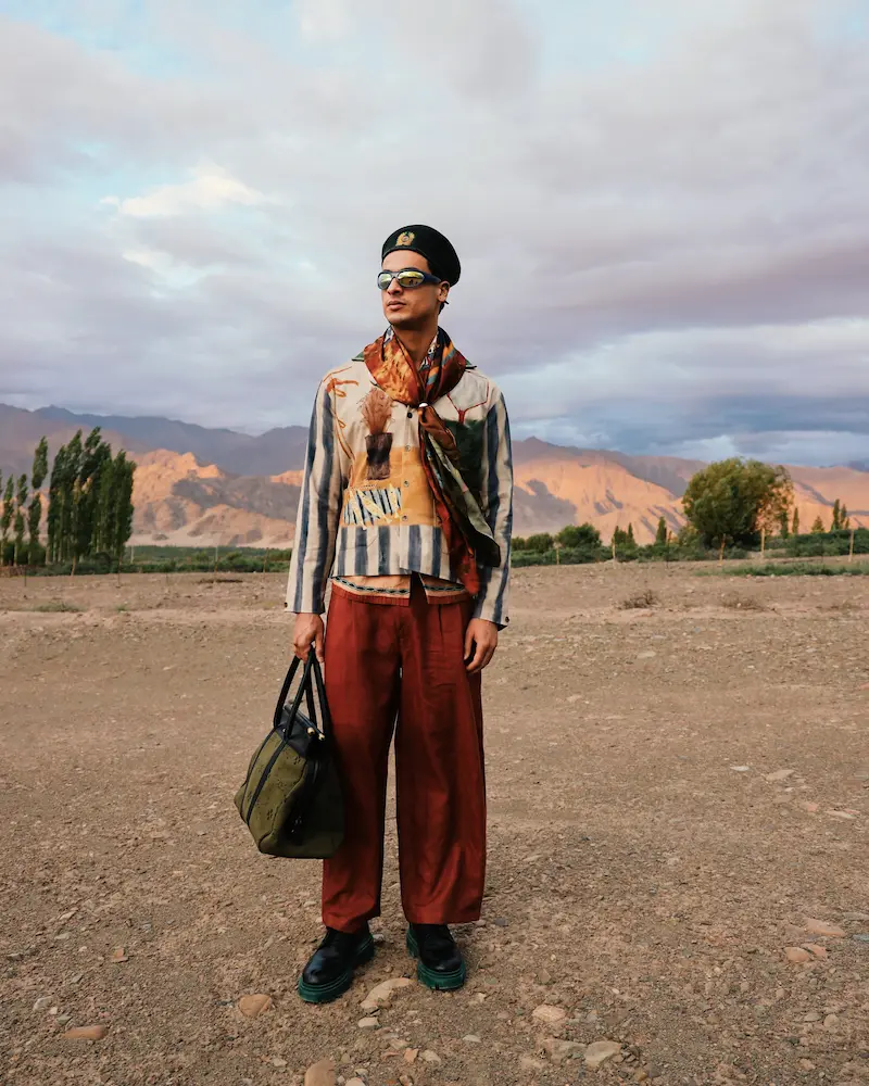 Male fashion model